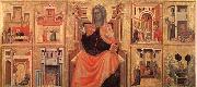 MASTER of Saint Cecilia Saint Cecilia Altarpiece Spain oil painting artist